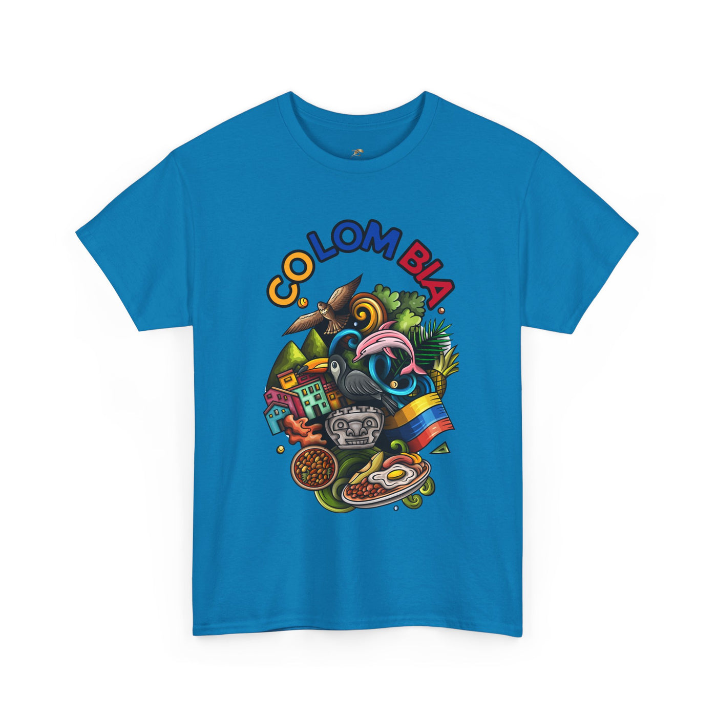 Colorful Unisex Heavy Cotton Tee with Joyful Message, Fun T-Shirt, Casual Wear, Gift for Friends, Summer Vibes, Festival Apparel - NOTALIFY