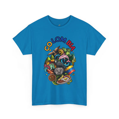 Colorful Unisex Heavy Cotton Tee with Joyful Message, Fun T-Shirt, Casual Wear, Gift for Friends, Summer Vibes, Festival Apparel - NOTALIFY