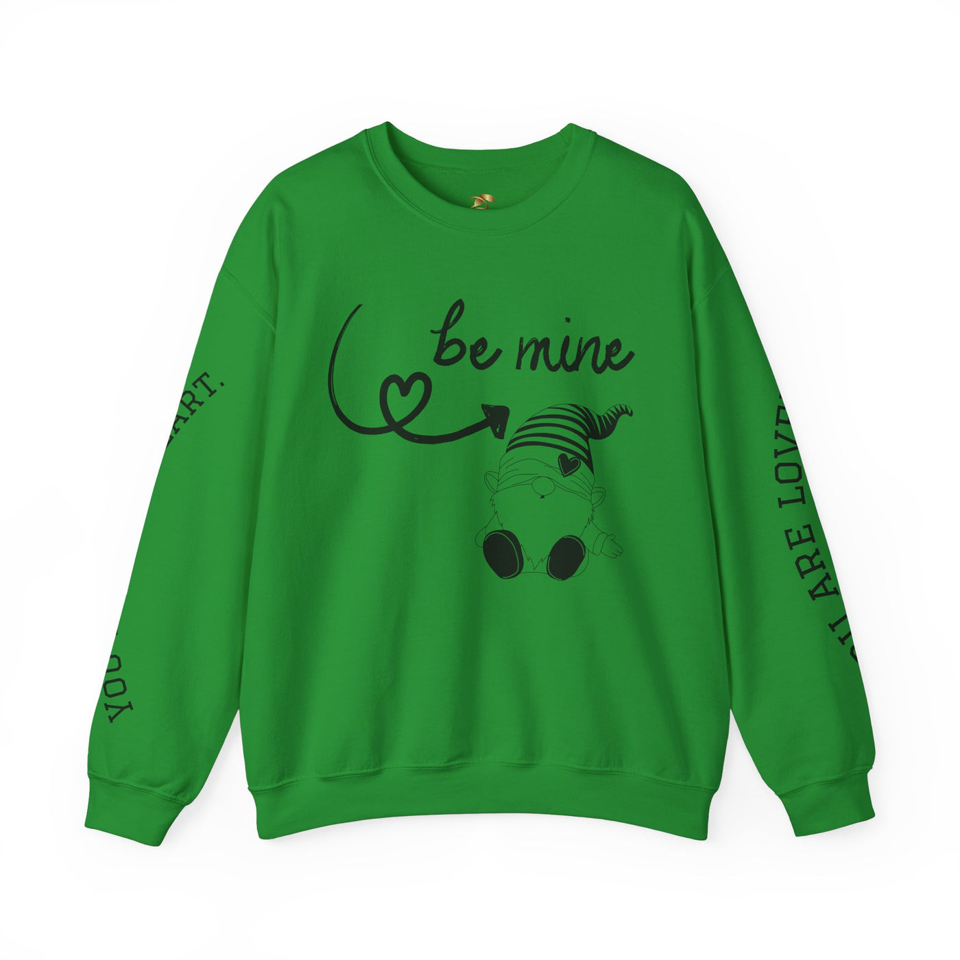 BE MINE Gnome Unisex Sweatshirt, Cozy Crewneck Jumper, Soft Pullover, Gender-Neutral Sweater, Casual Winter Shirt - NOTALIFY