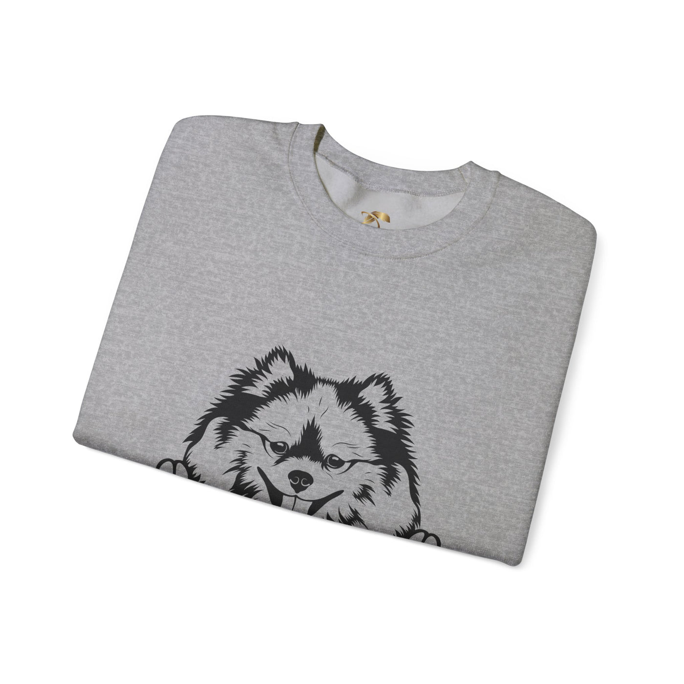 Pomeranian Lover Sweatshirt, Pet's Name Personalized Gift Idea, Pomeranian Dog Owner Apparel, Custom Dog Paw Print Jumper, Comfy Crewneck - NOTALIFY