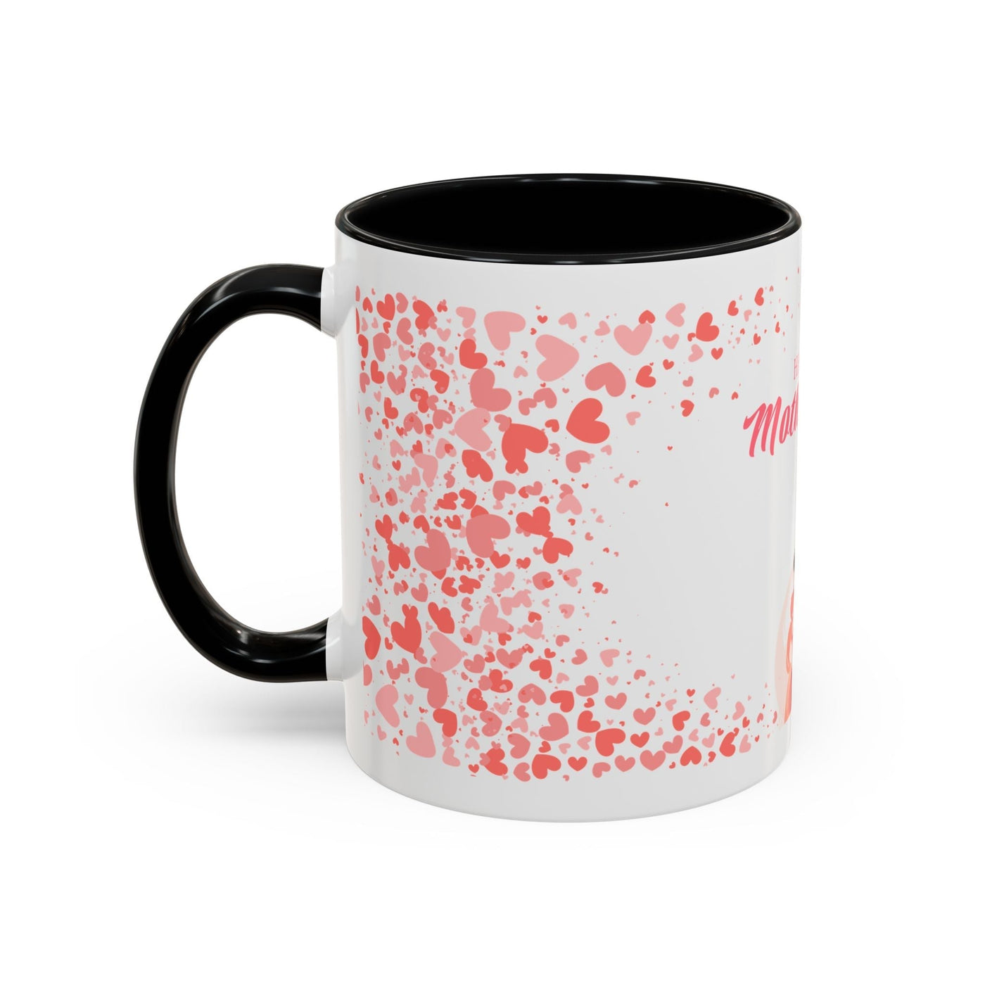 Cute Hearts Mug – Mother's Day Gift for Mom, Tea & Coffee Cup