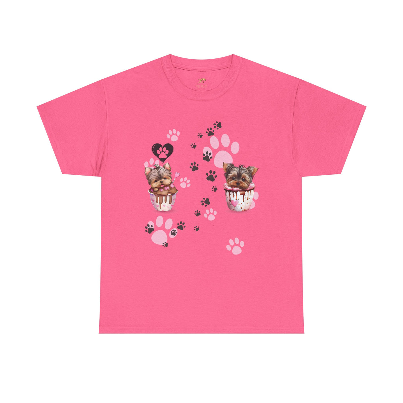 Pet Lover Unisex Heavy Cotton Tee, Love My Pet Shirt, Dog Cat Owner Gift, Animal Lover Apparel, Customized Pet Tee - NOTALIFY