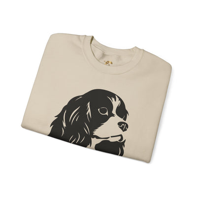 Cocker Spaniel Sweatshirt, Pet's Name Personalized Gift Idea, Cocker Spaniel Dog Owner Apparel, Custom Dog Paw Print Jumper, Comfy Crewneck - NOTALIFY
