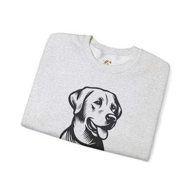 Labrador Lover Sweatshirt, Pet's Name Personalized, Labrador Dog Owner Apparel, Custom Dog Paw Print Jumper, Comfy Crewneck - NOTALIFY