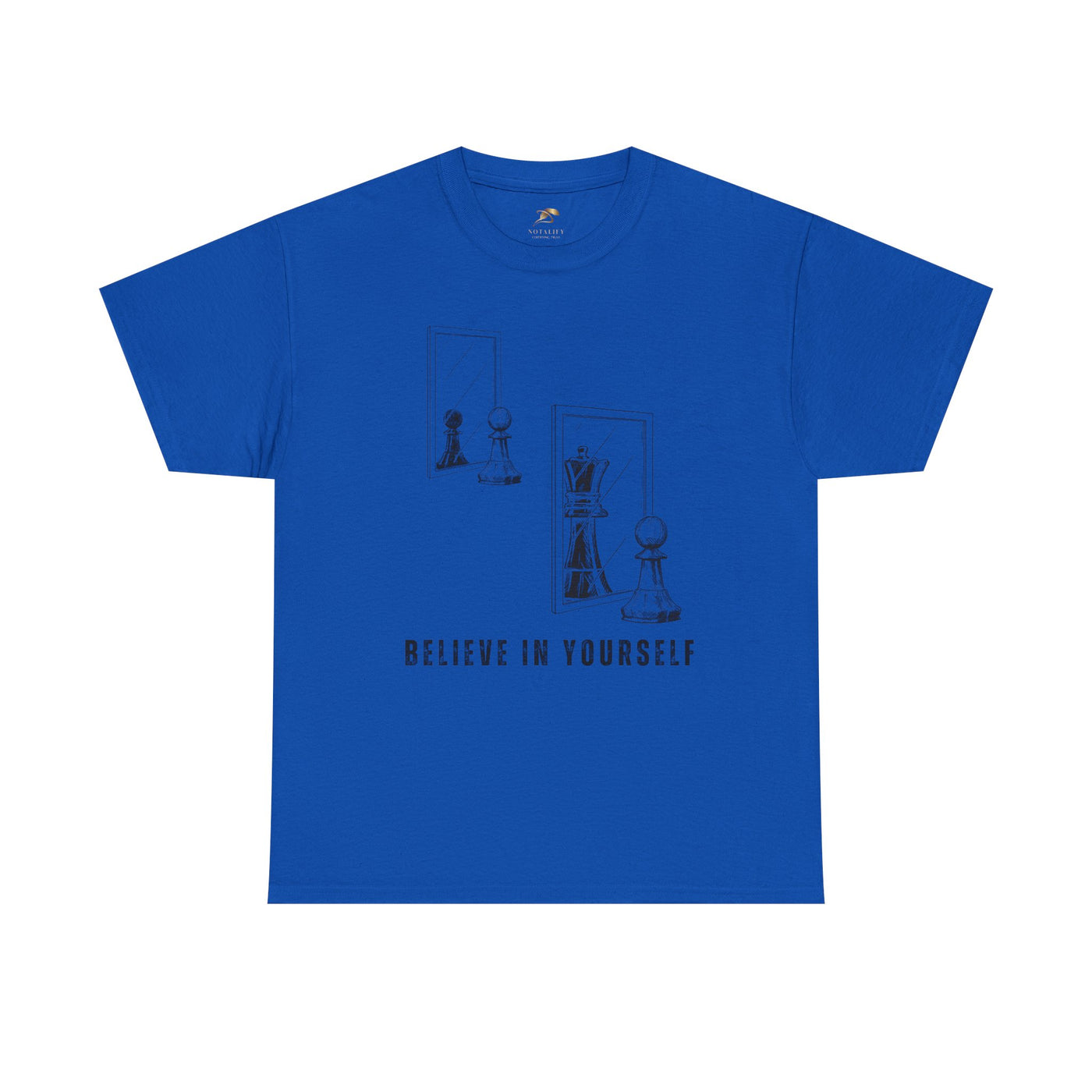 Believe in Yourself. Chess Pawn to King Reflection Tee | Inspirational Self-Esteem Tee | Motivational Shirt | Growth Mindset Gift | Unisex