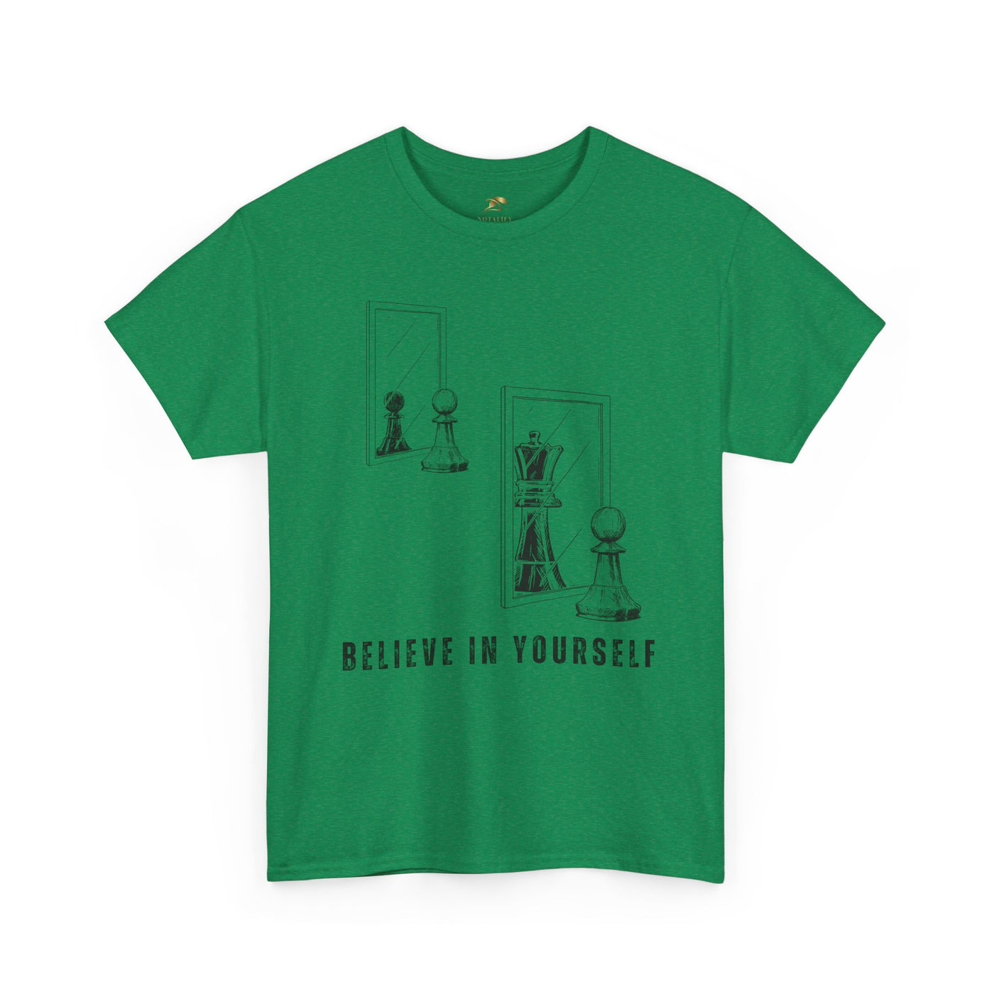 Believe in Yourself. Chess Pawn to King Reflection Tee | Inspirational Self-Esteem Tee | Motivational Shirt | Growth Mindset Gift | Unisex