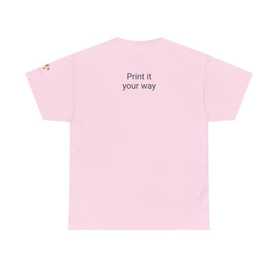 Colorful Unisex Heavy Cotton Tee with Joyful Message, Fun T-Shirt, Casual Wear, Gift for Friends, Summer Vibes, Festival Apparel - NOTALIFY
