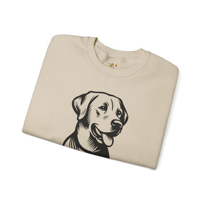 Labrador Lover Sweatshirt, Pet's Name Personalized, Labrador Dog Owner Apparel, Custom Dog Paw Print Jumper, Comfy Crewneck - NOTALIFY