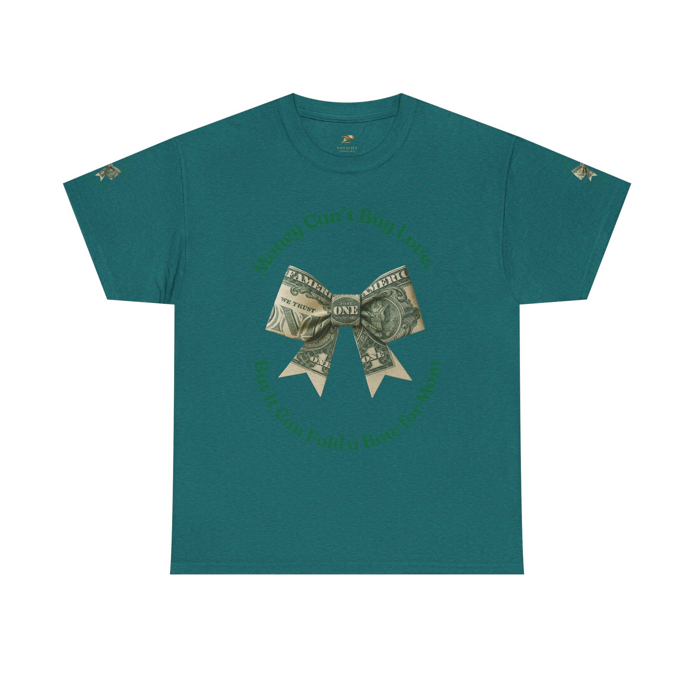 Mother's Day Money Bow Unisex Tee, Love for Mom, Gift for Her, Mother's Day Shirt, Funny Mom Tee, Mom makes Money, Mom but it all for me - NOTALIFY