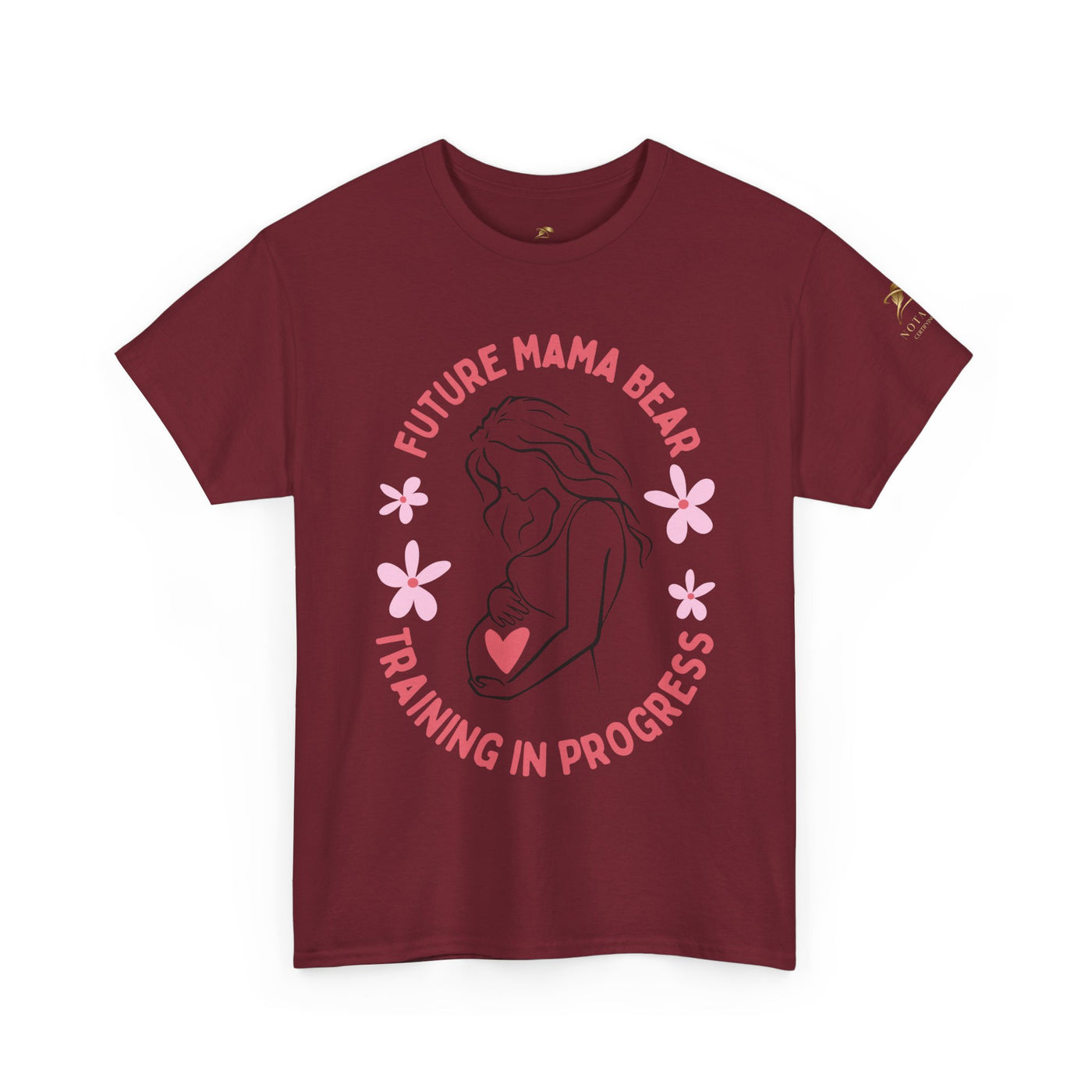 Maternity T-Shirt, Future Mama Bear, Training in Progress, Pregnancy Announcement Shirt, Baby Shower Gift, Gender Reveal Top, Mother's Day - NOTALIFY