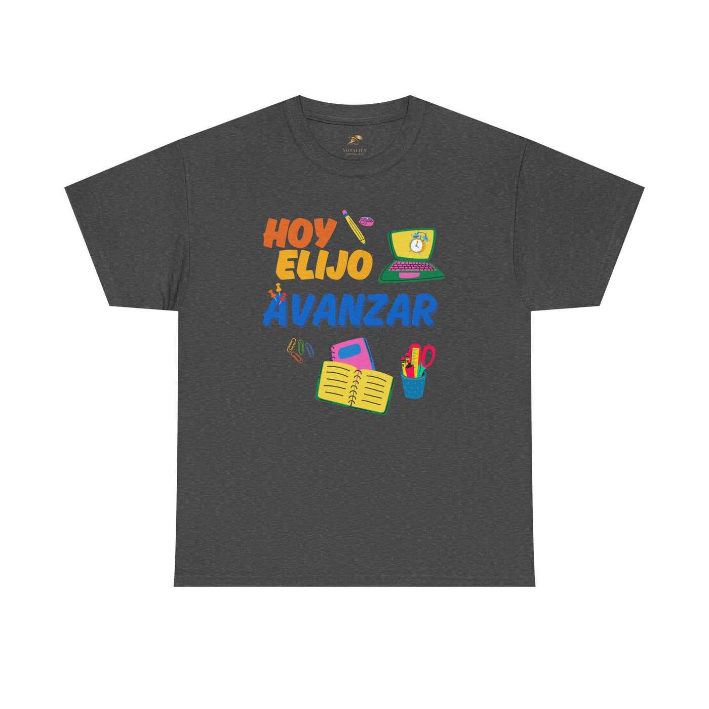 Hoy Elijo Avanzar Spanish Motivational T-Shirt | Back to School Teacher Tee | Growth Mindset Shirt | Spanish Student Gift | Unisex Tee