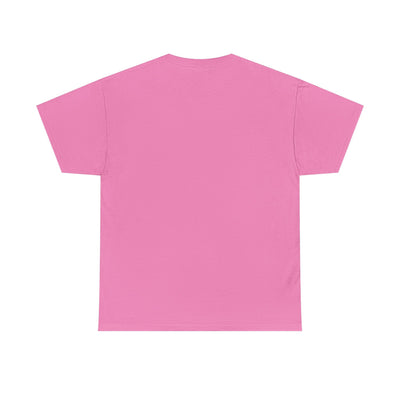 Unisex pink T-shirt with a 'Be Kind, Rewind Often' graphic, retro vibe, comfortable classic fit.