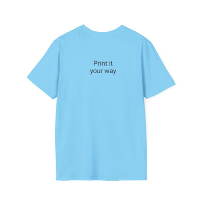 Pi Day Unisex Softstyle T-Shirt, Math Geek Gift, Irrationally Awesome 