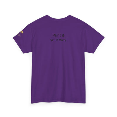 Colorful Unisex Heavy Cotton Tee with Joyful Message, Fun T-Shirt, Casual Wear, Gift for Friends, Summer Vibes, Festival Apparel - NOTALIFY