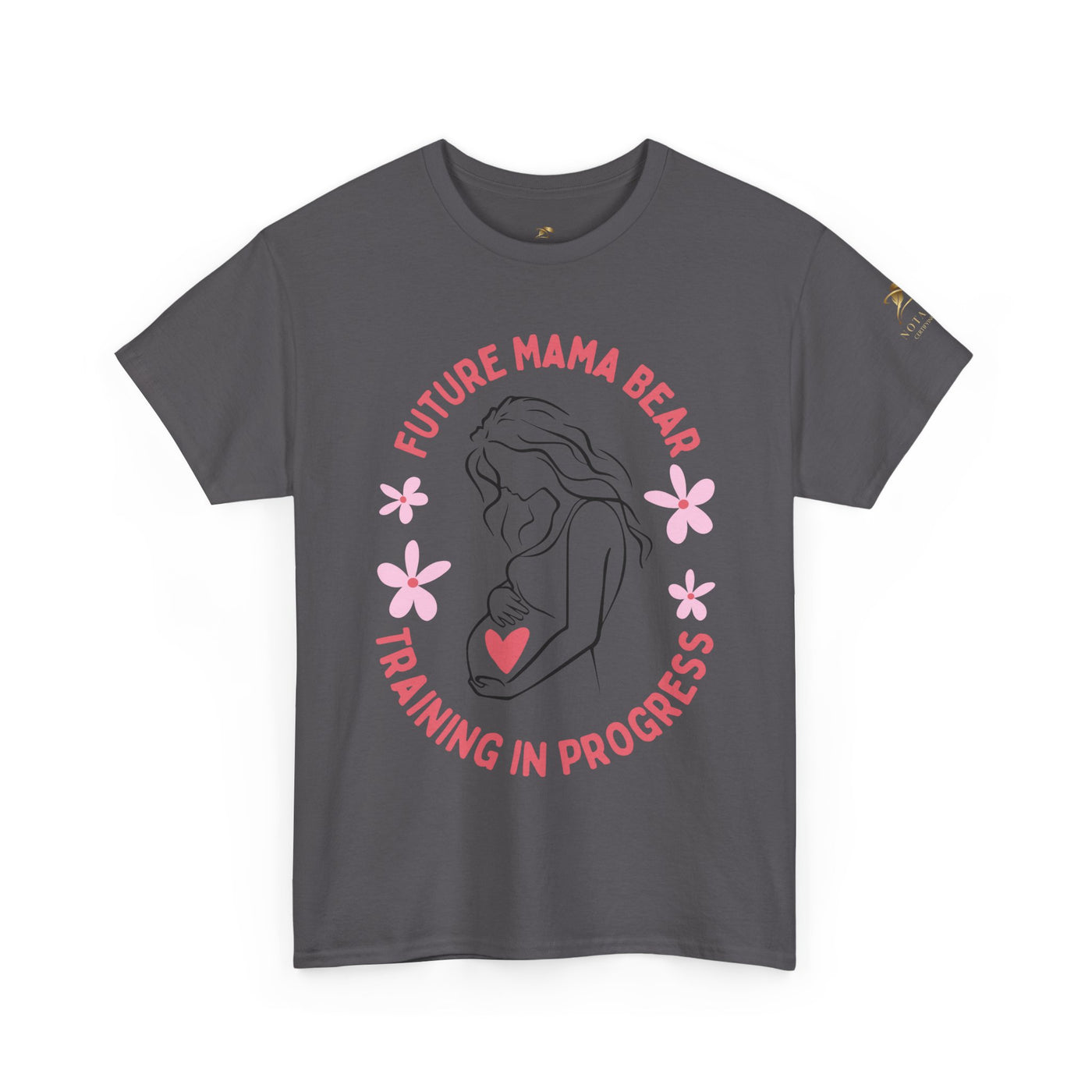 Maternity T-Shirt, Future Mama Bear, Training in Progress, Pregnancy Announcement Shirt, Baby Shower Gift, Gender Reveal Top, Mother's Day - NOTALIFY