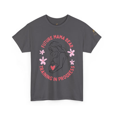 Maternity T-Shirt, Future Mama Bear, Training in Progress, Pregnancy Announcement Shirt, Baby Shower Gift, Gender Reveal Top, Mother's Day - NOTALIFY