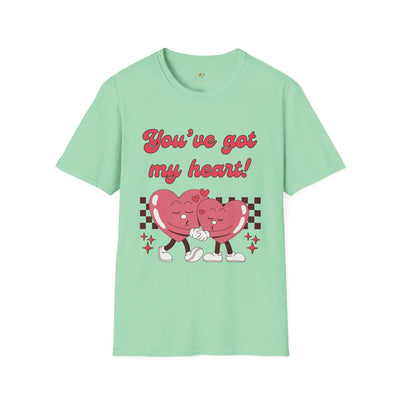 Heart Graphic Tee, Valentine's Day T-Shirt, Love Quote Shirt, Unisex Softstyle Top, Heart Design Tee, Valentine's Day Gift - NOTALIFY