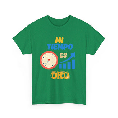 Mi Tiempo Es Oro Spanish Productivity T-Shirt | Time Management Motivational Tee | Entrepreneur Shirt | Focus and Hustle Shirt | Unisex