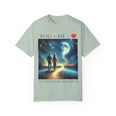 Moon and Back Unisex T-shirt, Celestial Love Tee, Outer Space Shirt, Romantic Gift, Astronomy Top - NOTALIFY