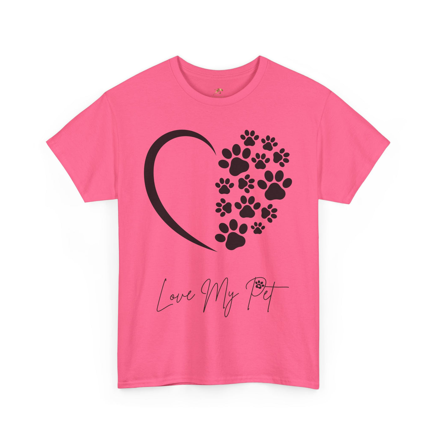 Pet Lover Unisex Heavy Cotton Tee, Love My Pet Shirt, Dog Cat Owner Gift, Animal Lover Apparel, Pet Tee - NOTALIFY