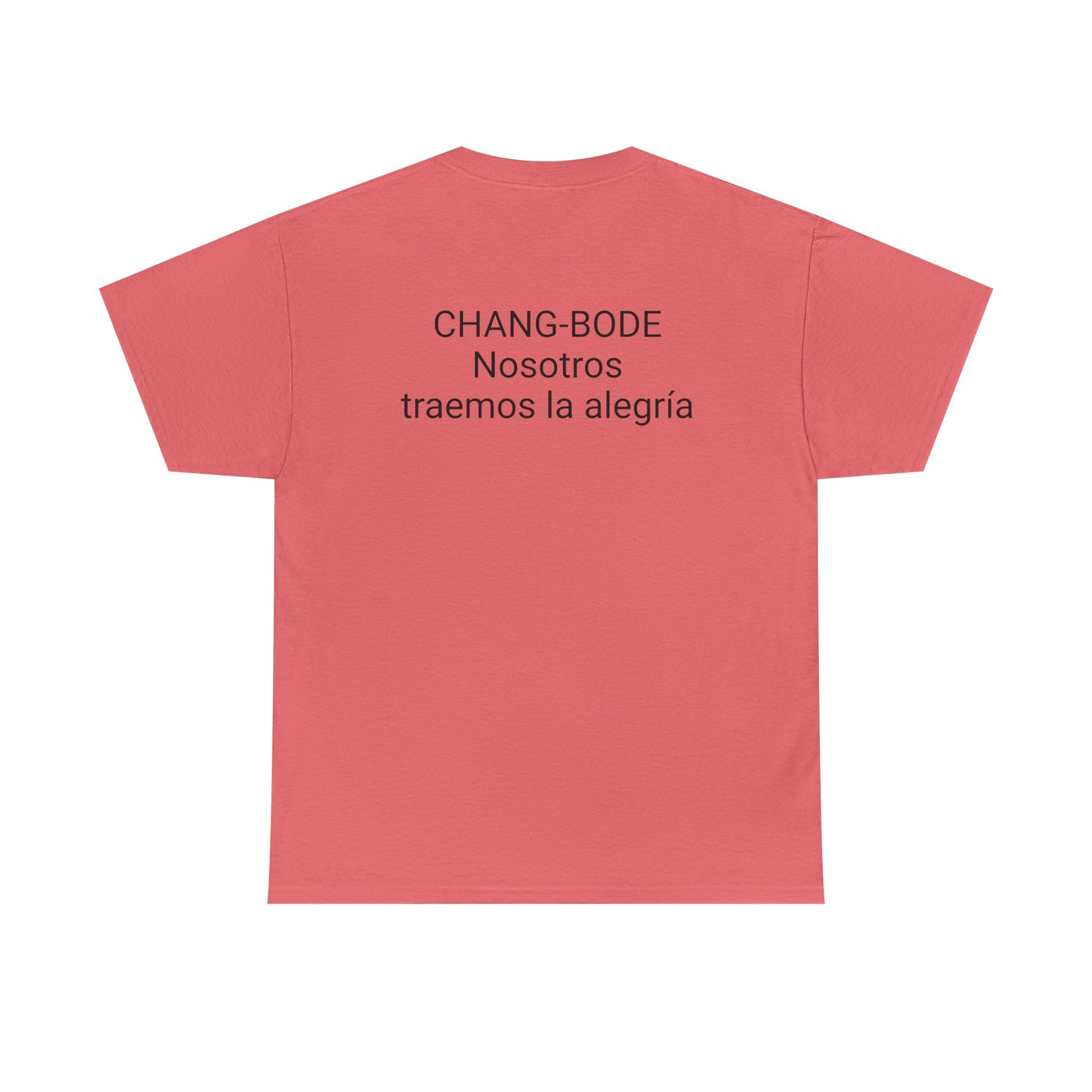 Colorful Unisex Heavy Cotton Tee with Joyful Message, Fun T-Shirt, Cas