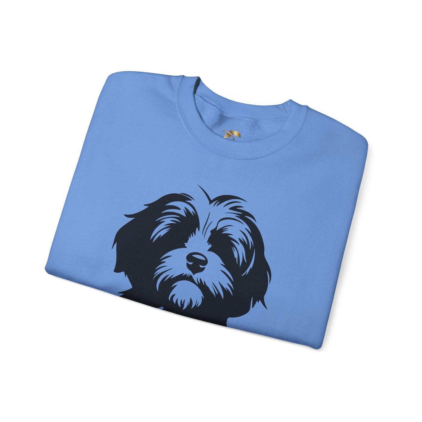 Shih Tzu Dog Lover Sweatshirt, Pet's Name Personalized Gift Idea, Frenchie Dog Owner Apparel, Custom Dog Paw Print Jumper, Comfy Crewneck