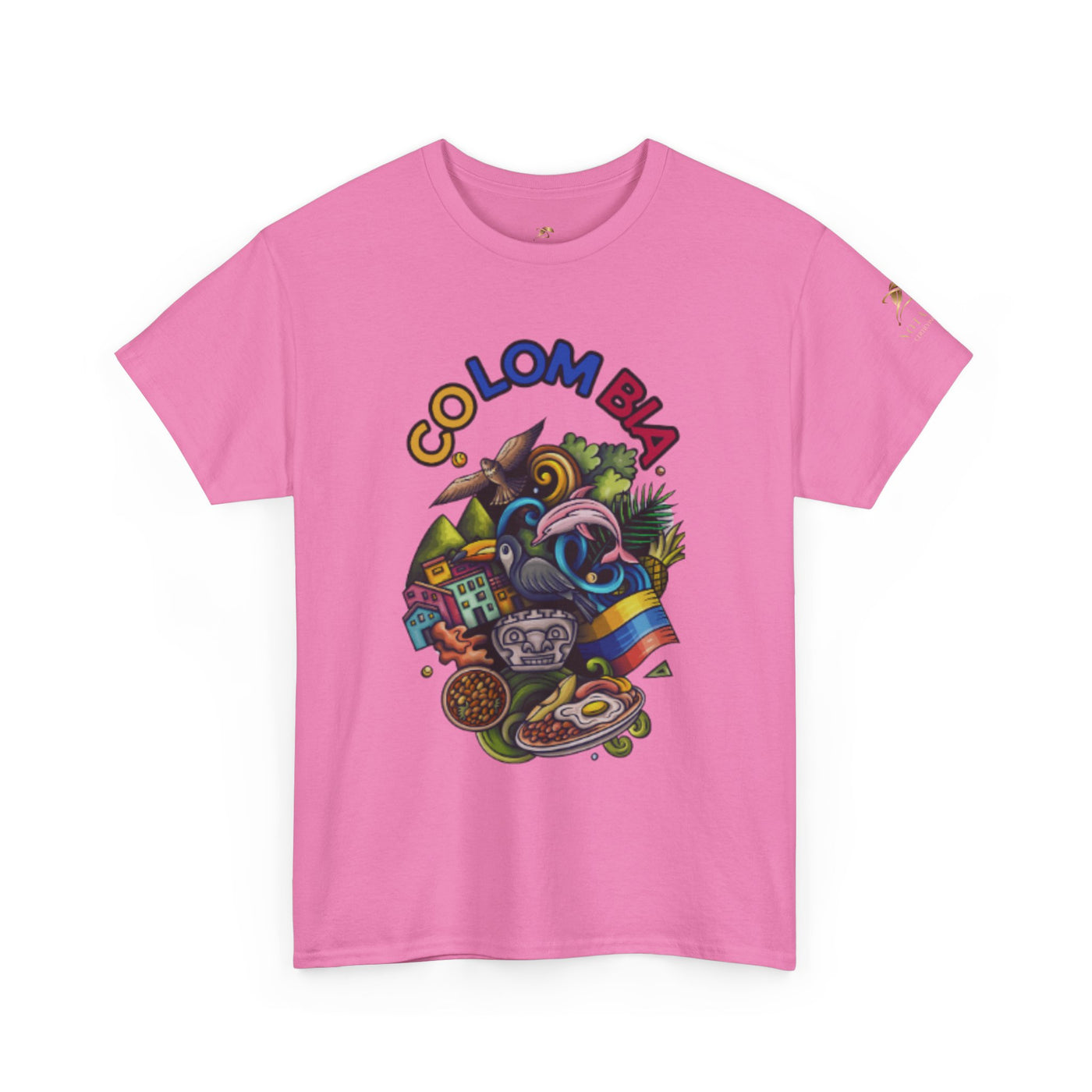 Colorful Unisex Heavy Cotton Tee with Joyful Message, Fun T-Shirt, Casual Wear, Gift for Friends, Summer Vibes, Festival Apparel - NOTALIFY