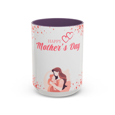 Cute Hearts Mug – Mother's Day Gift for Mom, Tea & Coffee Cup