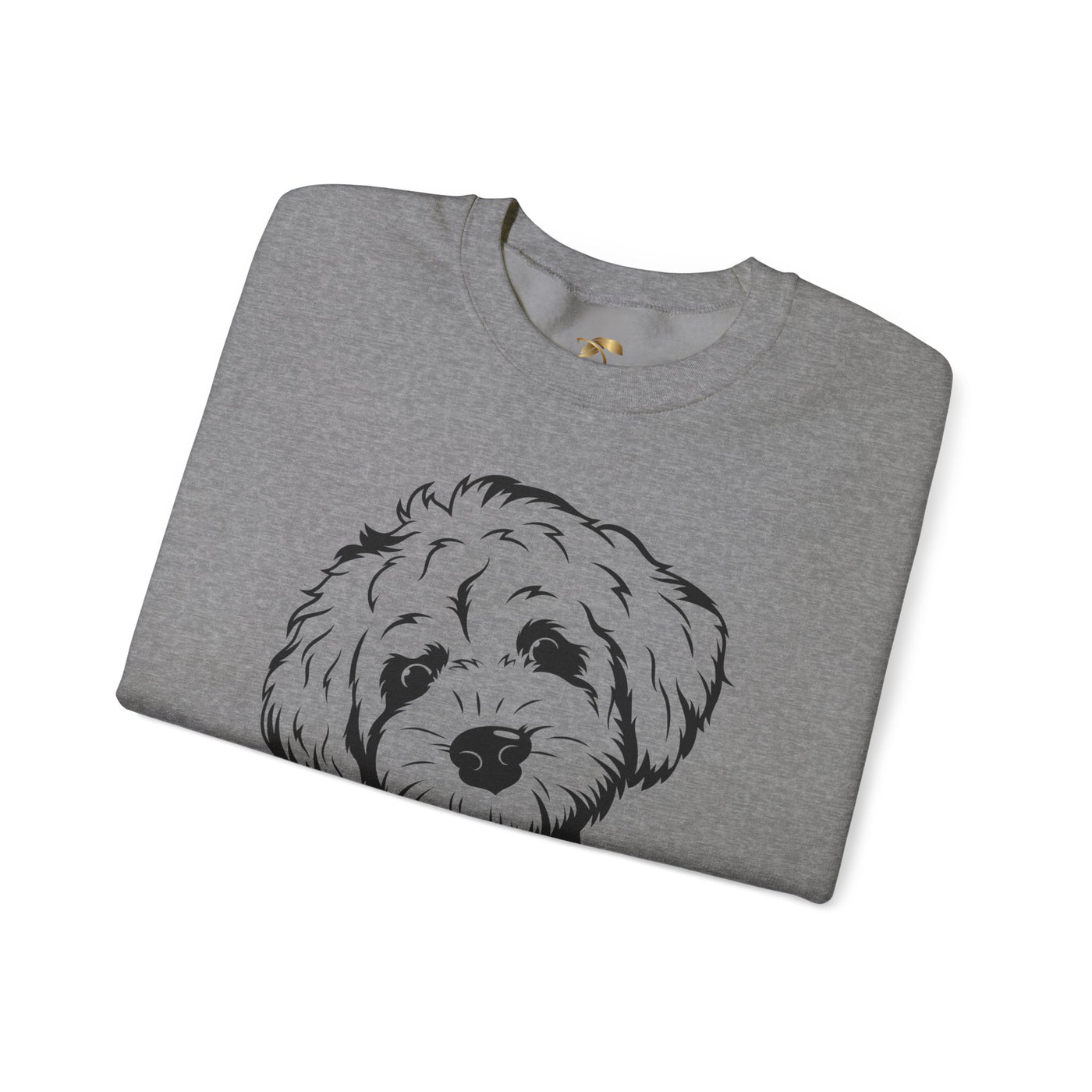 Poodle Dog Lover Sweatshirt, Pet's Name Personalized Gift Idea, Poodle Dog Owner Apparel, Custom Dog Paw Print Jumper, Comfy Crewneck - NOTALIFY