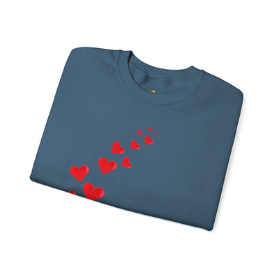 You are Enough Hearts Love Sweatshirt - Unisex Heavy Blend Crewneck, Gift for Him Her, Ultimate Comfort, Every Season, Unisex Sweatshirt - NOTALIFY