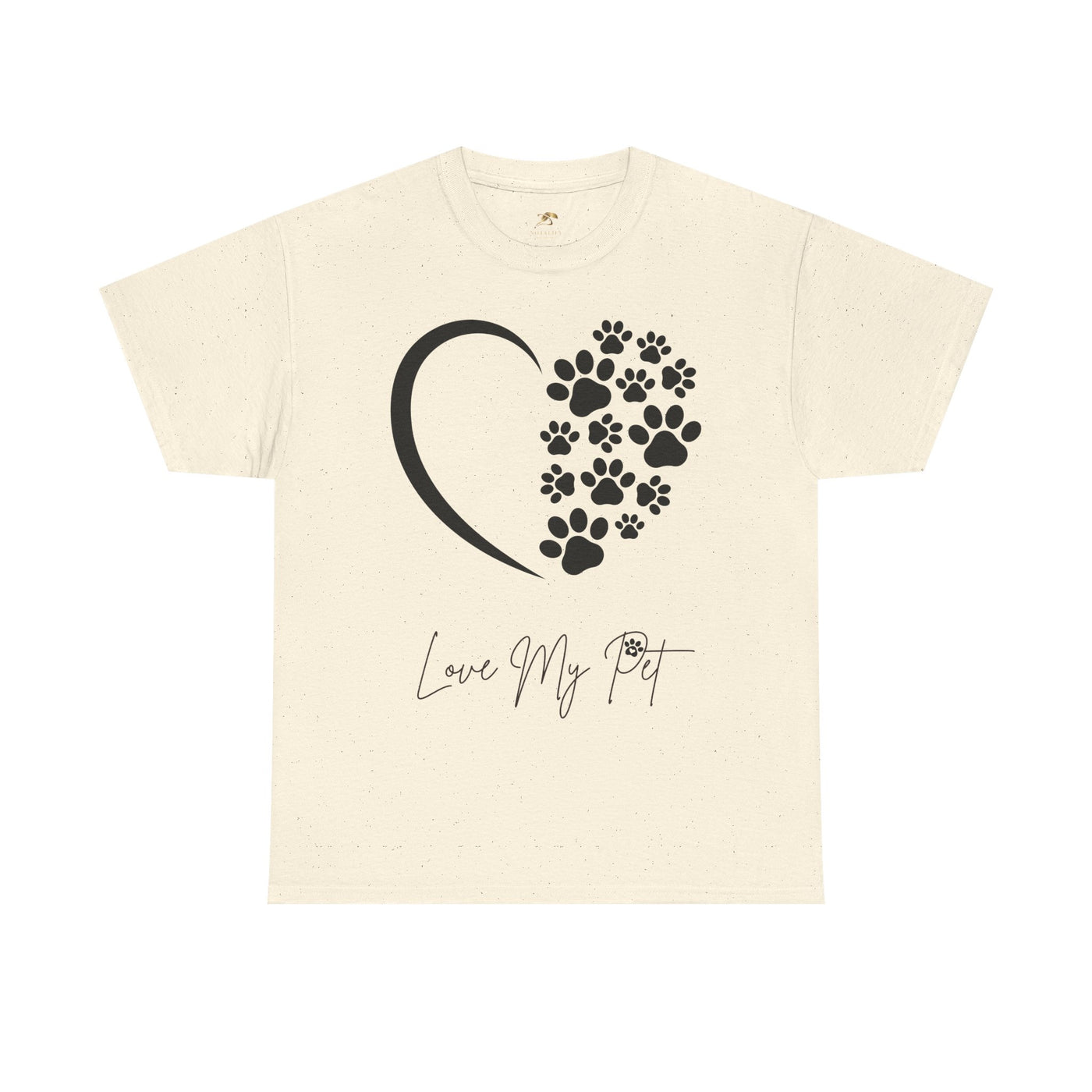 Pet Lover Unisex Heavy Cotton Tee, Love My Pet Shirt, Dog Cat Owner Gift, Animal Lover Apparel, Pet Tee - NOTALIFY