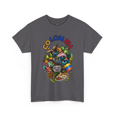 Colorful Unisex Heavy Cotton Tee with Joyful Message, Fun T-Shirt, Casual Wear, Gift for Friends, Summer Vibes, Festival Apparel - NOTALIFY