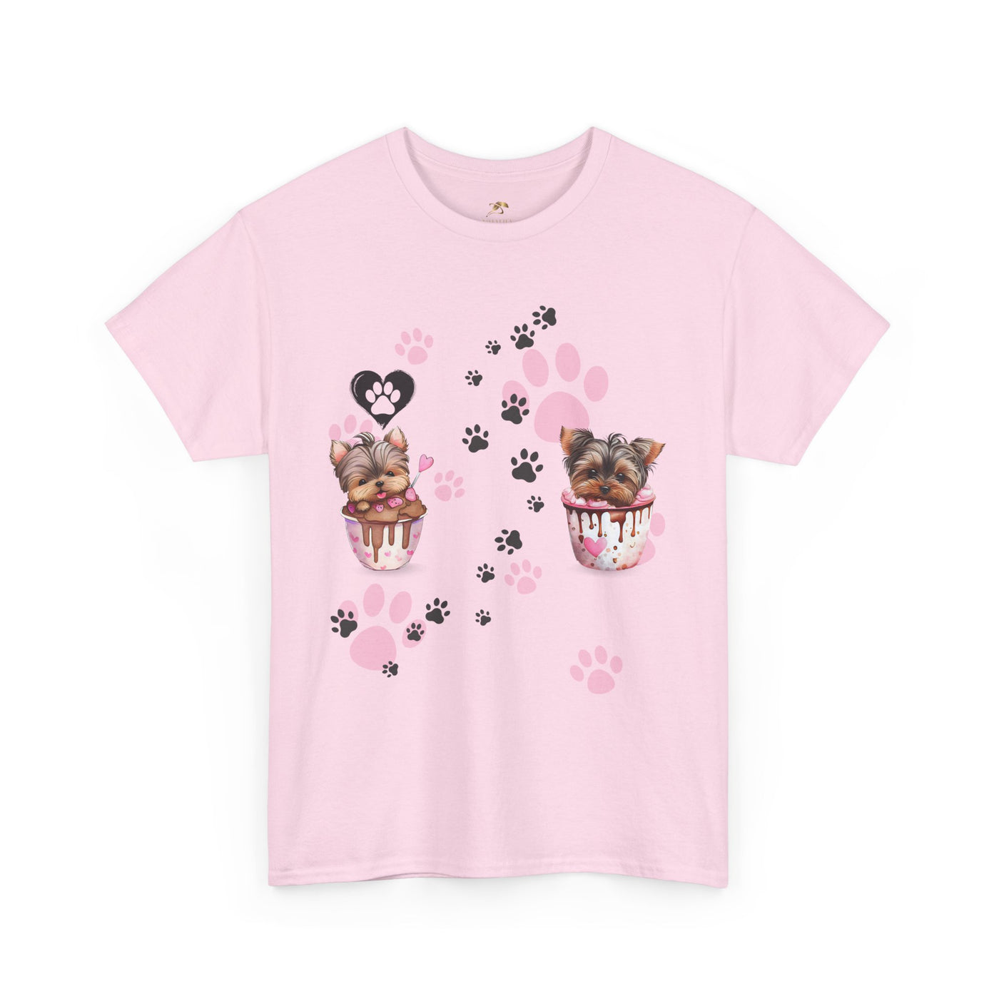 Pet Lover Unisex Heavy Cotton Tee, Love My Pet Shirt, Dog Cat Owner Gift, Animal Lover Apparel, Customized Pet Tee - NOTALIFY