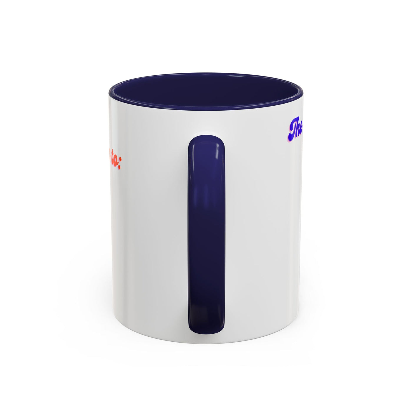 Infinity Butterfly Mug with vibrant design and blue interior, 15oz size.