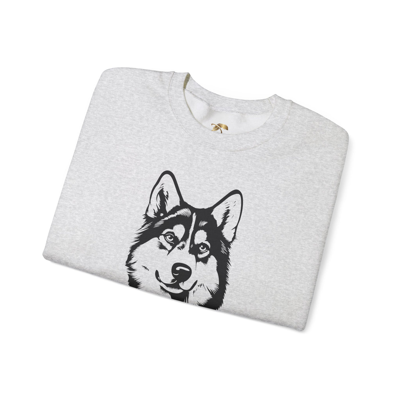 Husky Lover Sweatshirt, Pet's Name Personalized Gift Idea, Husky Dog Owner Apparel, Custom Dog Paw Print Jumper, Comfy Crewneck - NOTALIFY