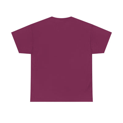 Dog Mama Unisex Tee in burgundy color, ideal for dog lovers and pet parents.