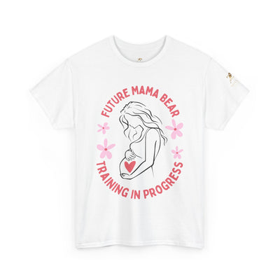 Maternity T-Shirt, Future Mama Bear, Training in Progress, Pregnancy Announcement Shirt, Baby Shower Gift, Gender Reveal Top, Mother's Day - NOTALIFY
