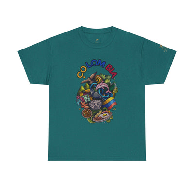 Colorful Unisex Heavy Cotton Tee with Joyful Message, Fun T-Shirt, Casual Wear, Gift for Friends, Summer Vibes, Festival Apparel - NOTALIFY
