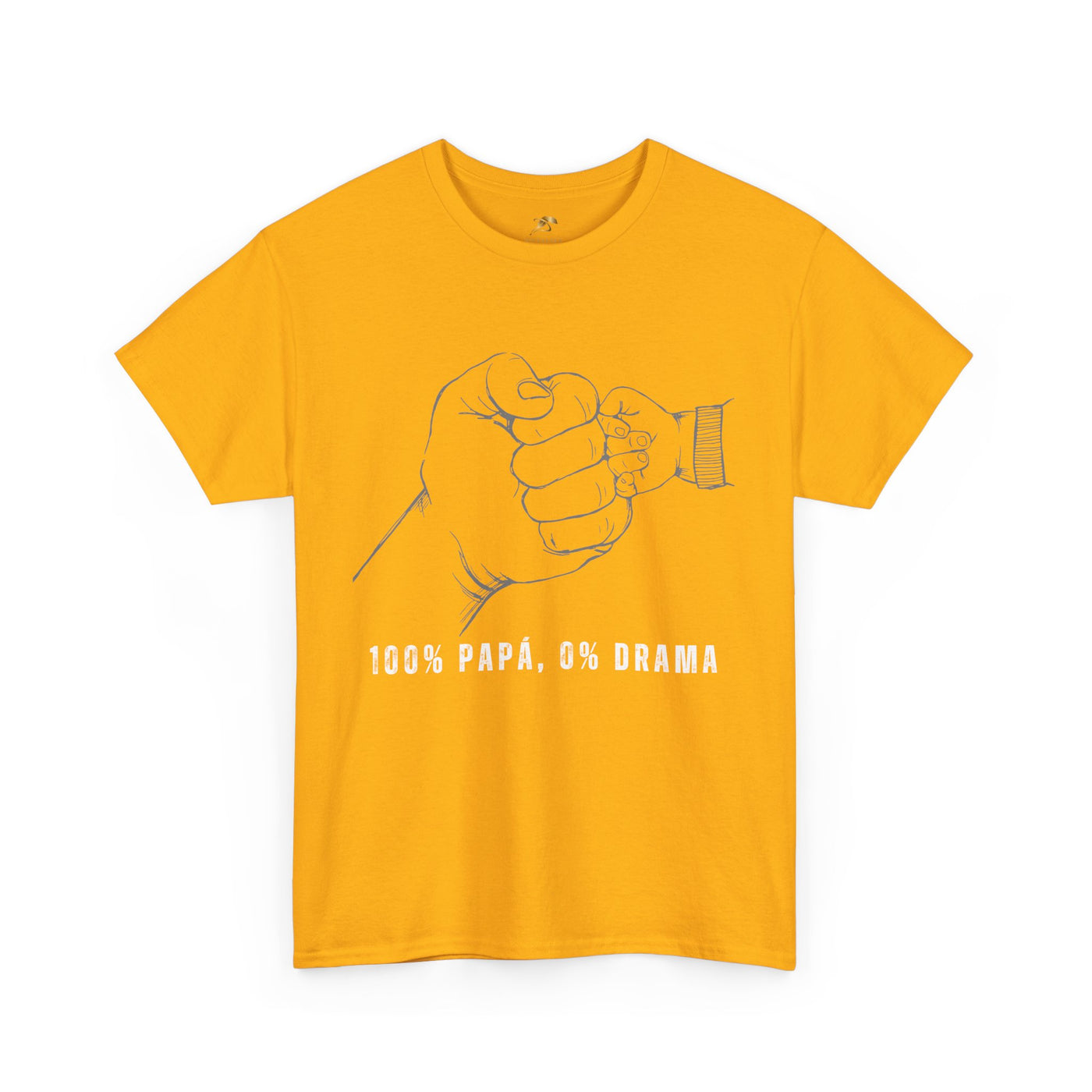 100 Percent Papá 0 Percent Drama Shirt | Funny Spanish Dad Tee | Fathers Day Gift for Dad| Cool Latino Dad Shirt | Parent Humor Graphic Tee