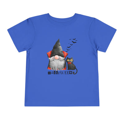 NOTALIFY Boo Halloween Gnome-CAT Toddler T-Shirt | Cute Fall Tee with Candy Bucket | Soft Cotton Short Sleeve | Spooky Outfit