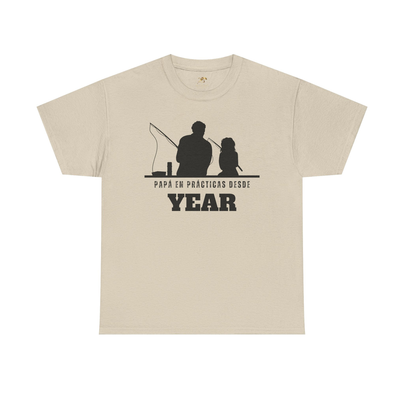 Fishing Dad Shirt | Papá en Prácticas Desde [Year] | Personalized Dad & Son/Daughter Fishing Tee | Fathers Day Gift | Spanish Custom T-Shirt