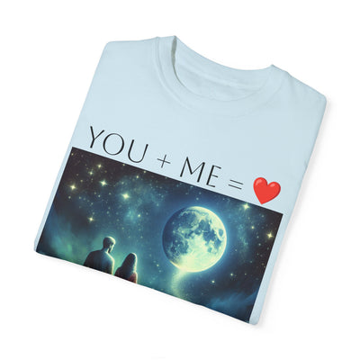 Moon and Back Unisex T-shirt, Celestial Love Tee, Outer Space Shirt, Romantic Gift, Astronomy Top - NOTALIFY