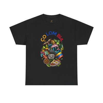 Colorful Unisex Heavy Cotton Tee with Joyful Message, Fun T-Shirt, Casual Wear, Gift for Friends, Summer Vibes, Festival Apparel - NOTALIFY