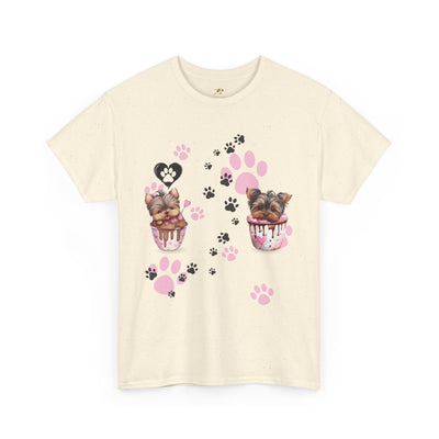 Pet Lover Unisex Heavy Cotton Tee, Love My Pet Shirt, Dog Cat Owner Gift, Animal Lover Apparel, Customized Pet Tee - NOTALIFY