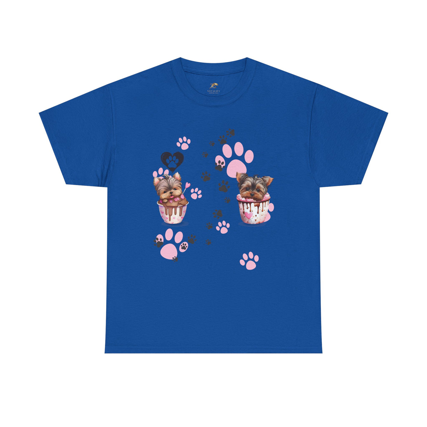 Pet Lover Unisex Heavy Cotton Tee, Love My Pet Shirt, Dog Cat Owner Gift, Animal Lover Apparel, Customized Pet Tee - NOTALIFY